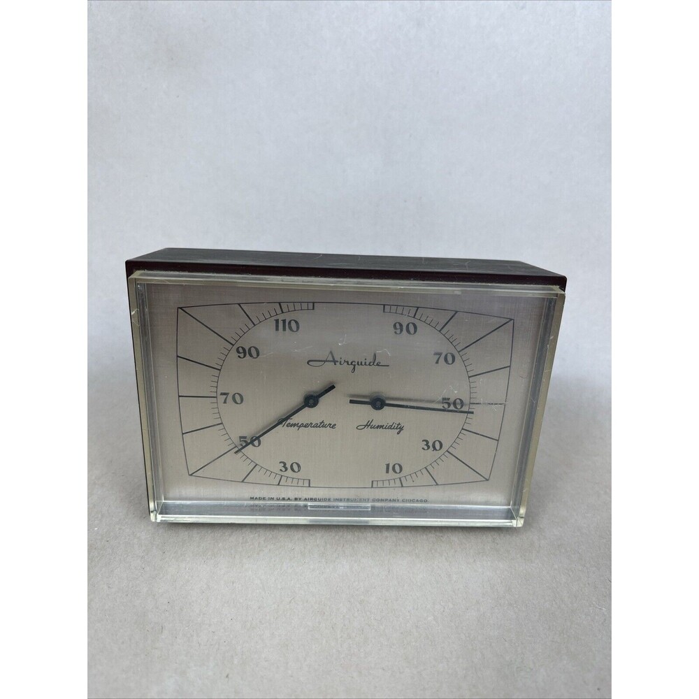 VTG Airguide Temperature & Humidity Desktop Weather Station MCM Made In USA - Picture 2 of 7